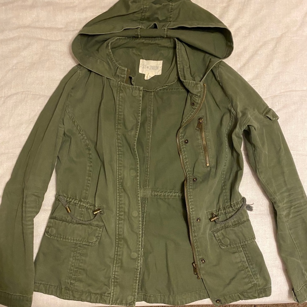 Tilly’s Army Green Hooded Jacket